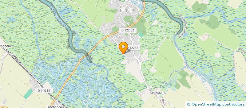 localisation de l'entreprise MONSIEUR FREDERIC MARTINEAU  L'EGUILLE