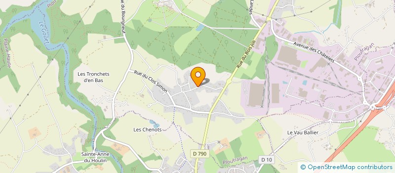 localisation de l'entreprise MONSIEUR FREDERIC MARTINELLI à PLOUFRAGAN