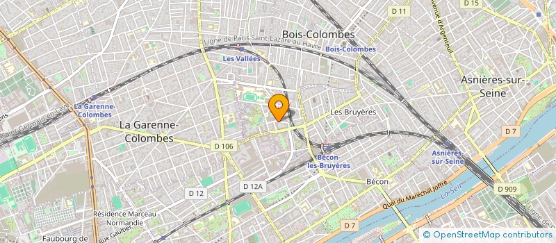 localisation de l'entreprise MONSIEUR FREDERIC MARTINET à BOIS-COLOMBES