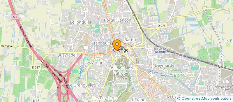 localisation de l'entreprise MONSIEUR FREDERIC MARTINEZ  ORANGE