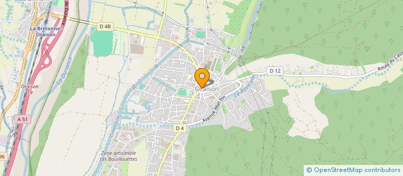 localisation de l'entreprise MONSIEUR FREDERIC MARTINEZ à ORAISON