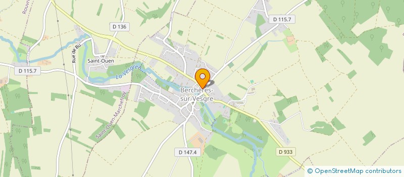 localisation de l'entreprise MONSIEUR FREDERIC MARTINEZ à BERCHERES-SUR-VESGRE