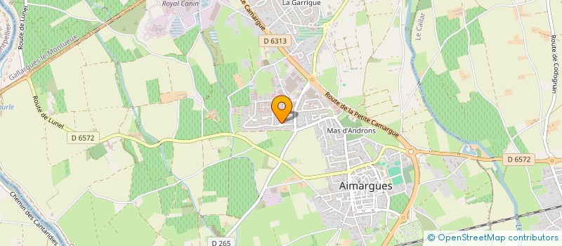 localisation de l'entreprise MONSIEUR FREDERIC MARTINEZ à AIMARGUES