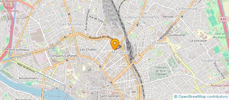 localisation de l'entreprise MONSIEUR FREDERIC MARTINEZ  TOULOUSE
