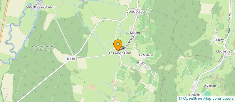 localisation de l'entreprise MONSIEUR FREDERIC MARTINOD  BRAY