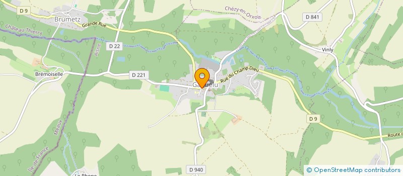 localisation de l'entreprise MONSIEUR FREDERIC MARTINS  GANDELU