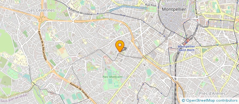 localisation de l'entreprise MONSIEUR FREDERIC MARTY à MONTPELLIER