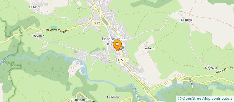 localisation de l'entreprise MONSIEUR FREDERIC MAS à LE MONASTIER-SUR-GAZEILLE