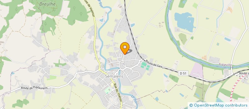 localisation de l'entreprise MONSIEUR FREDERIC MAS  SEMALENS