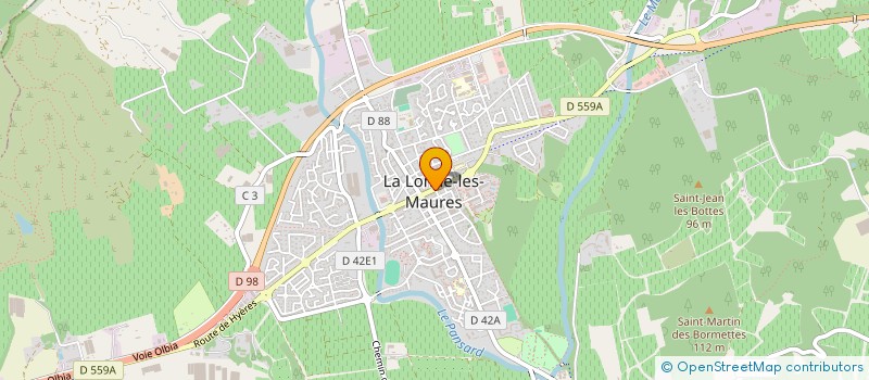 localisation de l'entreprise MONSIEUR FREDERIC MASNADA  LA LONDE-LES-MAURES