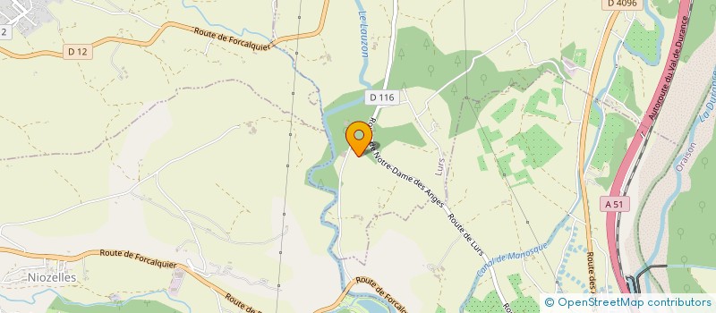 localisation de l'entreprise MONSIEUR FREDERIC MASSE  LURS