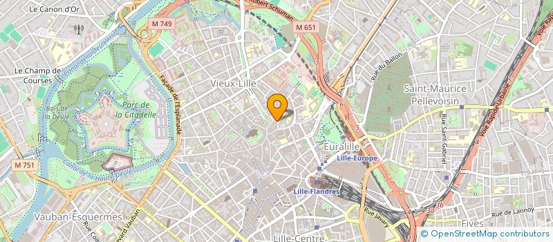 localisation de l'entreprise MONSIEUR FREDERIC MASSET à LILLE