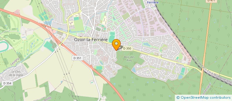 localisation de l'entreprise MONSIEUR FREDERIC MASSIE  OZOIR-LA-FERRIERE