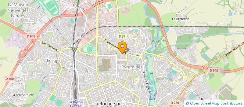 localisation de l'entreprise MONSIEUR FREDERIC MASSON à LA ROCHE-SUR-YON