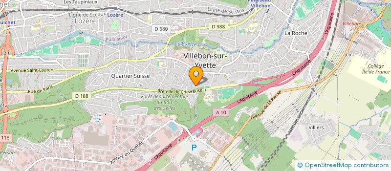 localisation de l'entreprise MONSIEUR FREDERIC MASSON à VILLEBON-SUR-YVETTE