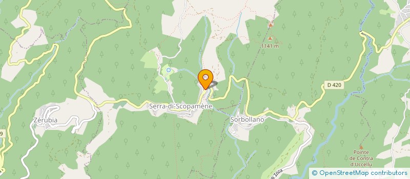 localisation de l'entreprise MONSIEUR FREDERIC MASSON  SERRA-DI-SCOPAMENE