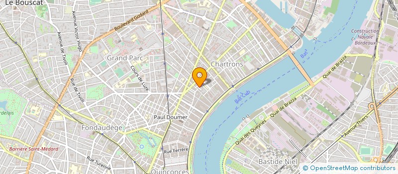 localisation de l'entreprise MONSIEUR FREDERIC MASSOULINE à BORDEAUX