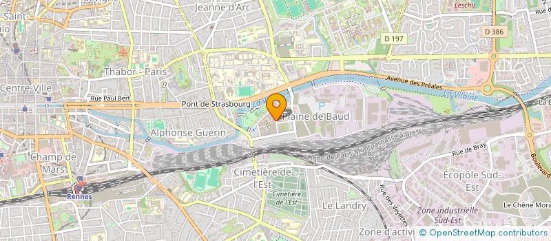 localisation de l'entreprise MONSIEUR FREDERIC MATCHARADZE  RENNES