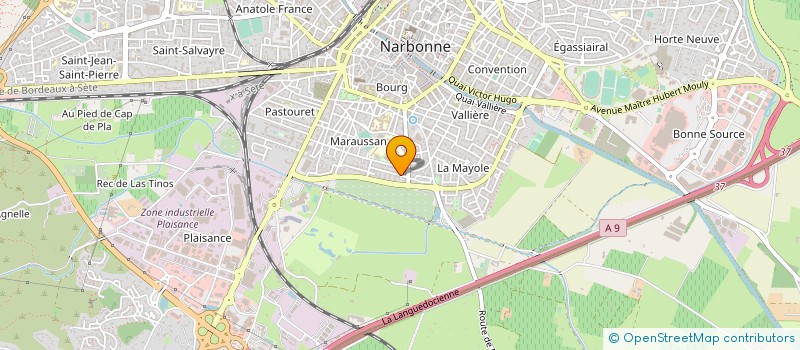 localisation de l'entreprise MONSIEUR FREDERIC MATHE  NARBONNE