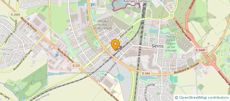 localisation de l'entreprise MONSIEUR FREDERIC MATHIEU  CHESSY