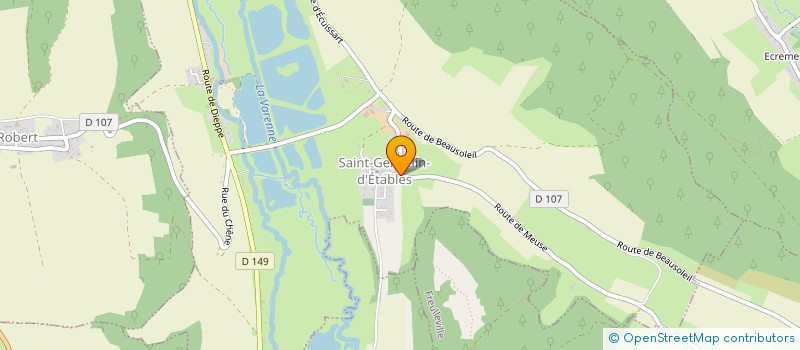 localisation de l'entreprise MONSIEUR FREDERIC MATHON  SAINT-GERMAIN-D'ETABLES