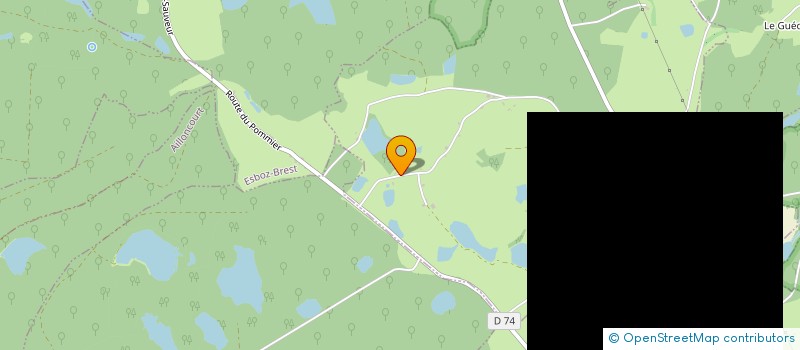 localisation de l'entreprise MONSIEUR FREDERIC MAUFFREY  ESBOZ-BREST