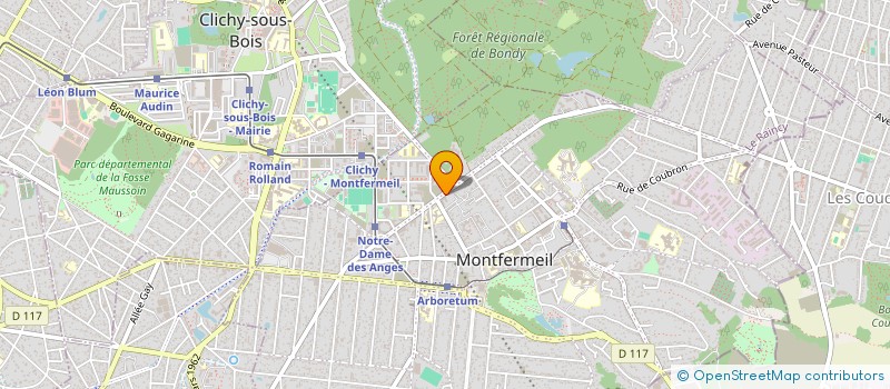 localisation de l'entreprise MONSIEUR FREDERIC MAUGAIN  MONTFERMEIL