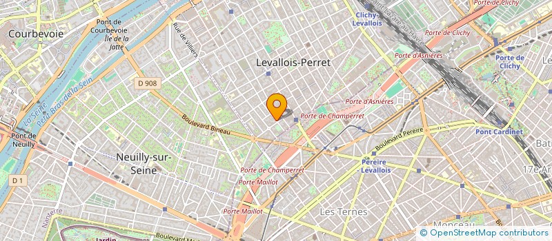 localisation de l'entreprise MONSIEUR FREDERIC MAUREL à LEVALLOIS-PERRET