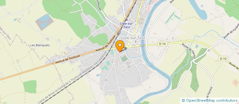 localisation de l'entreprise MONSIEUR FREDERIC MAURICE à LISLE-SUR-TARN