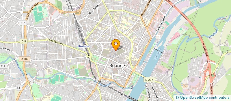 localisation de l'entreprise MONSIEUR FREDERIC MAURICE  ROANNE