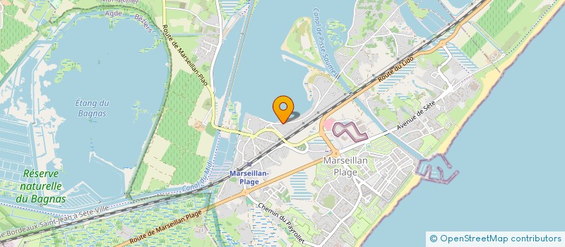 localisation de l'entreprise MONSIEUR FREDERIC MAURICE  MARSEILLAN