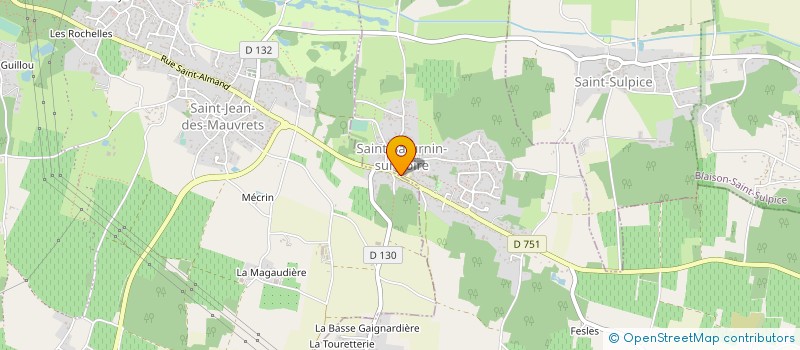 localisation de l'entreprise MONSIEUR FREDERIC MAURIER  BRISSAC LOIRE AUBANCE