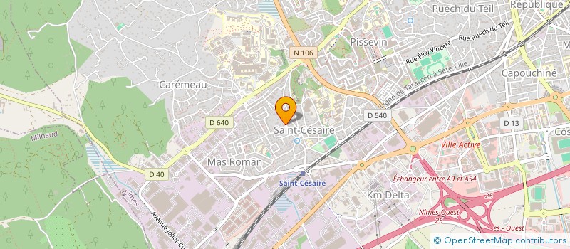 localisation de l'entreprise MONSIEUR FREDERIC MAURIN BELAY  NIMES