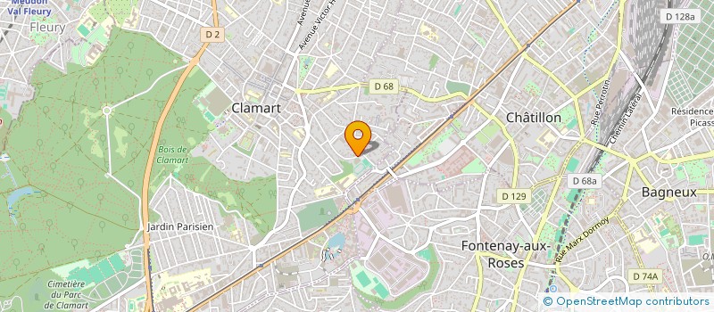 localisation de l'entreprise MONSIEUR FREDERIC MAUS à CLAMART