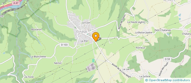 localisation de l'entreprise MONSIEUR FREDERIC MAYRE  CHASSE-SUR-RHONE