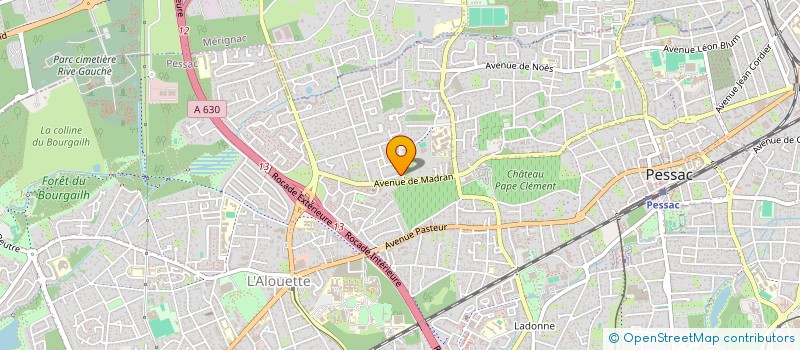 localisation de l'entreprise MONSIEUR FREDERIC MAYSTRE  PESSAC