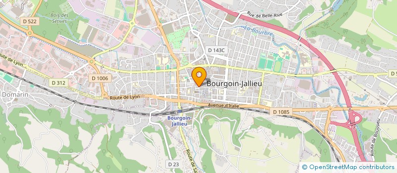 localisation de l'entreprise MONSIEUR FREDERIC MAZOYER à BOURGOIN-JALLIEU