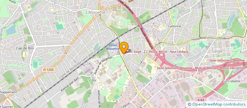 localisation de l'entreprise MONSIEUR FREDERIC MBAH  PESSAC