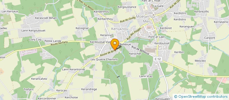 localisation de l'entreprise MONSIEUR FREDERIC MEFORT  MOELAN-SUR-MER