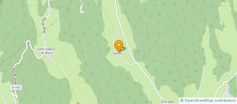 localisation de l'entreprise MONSIEUR FREDERIC MEGRET  PLATEAU D'HAUTEVILLE