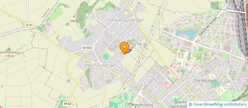 localisation de l'entreprise MONSIEUR FREDERIC MEHL  OBERHAUSBERGEN