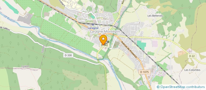 localisation de l'entreprise MONSIEUR FREDERIC MEISSONNIER  LARAGNE-MONTEGLIN