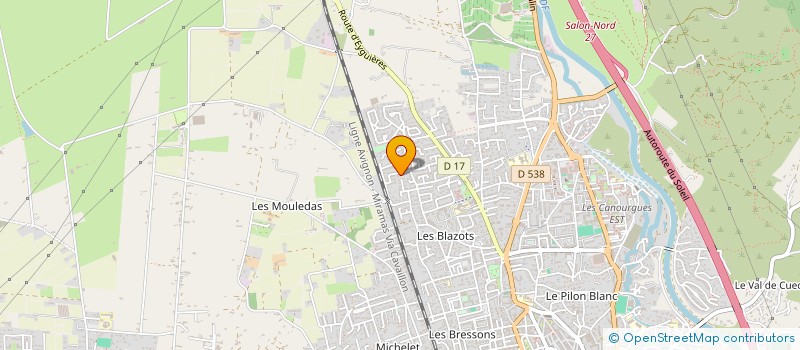 localisation de l'entreprise MONSIEUR FREDERIC MELA  SALON-DE-PROVENCE