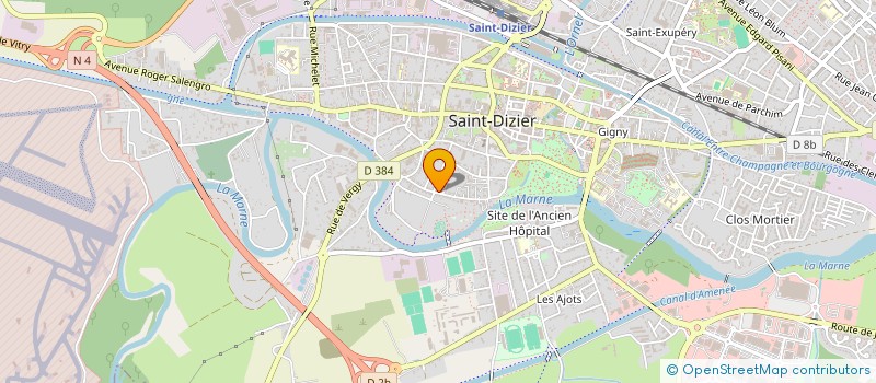 localisation de l'entreprise MONSIEUR FREDERIC MEMIN à SAINT-DIZIER