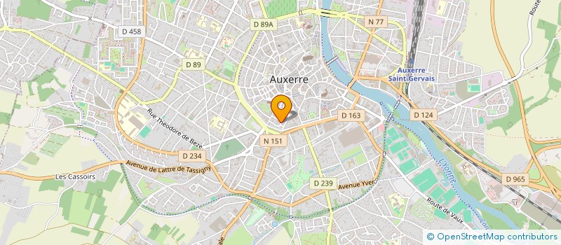 localisation de l'entreprise MONSIEUR FREDERIC MENAND à AUXERRE
