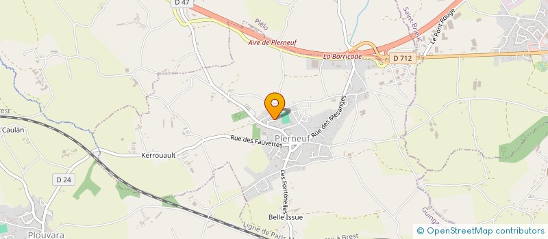 localisation de l'entreprise MONSIEUR FREDERIC MENGOZZI  PLERNEUF