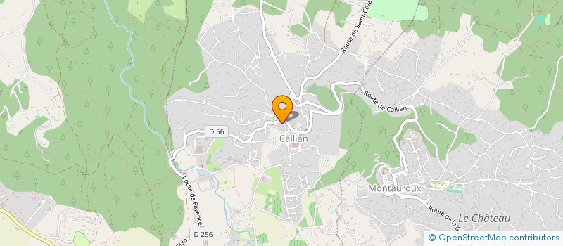 localisation de l'entreprise MONSIEUR FREDERIC MENNERAT  CALLIAN