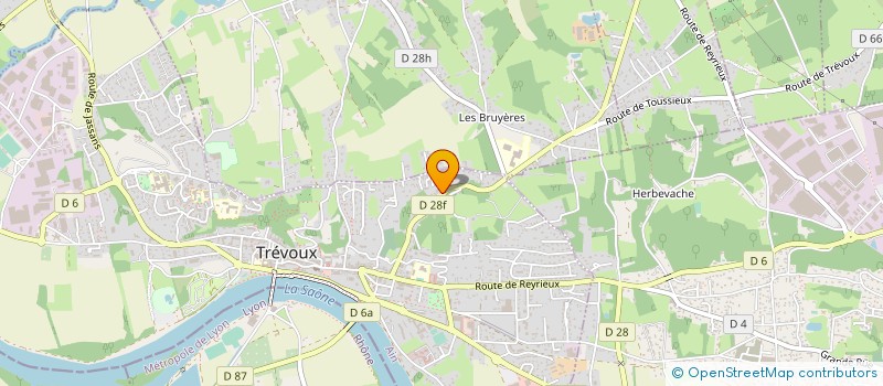 localisation de l'entreprise MONSIEUR FREDERIC MEON à TREVOUX