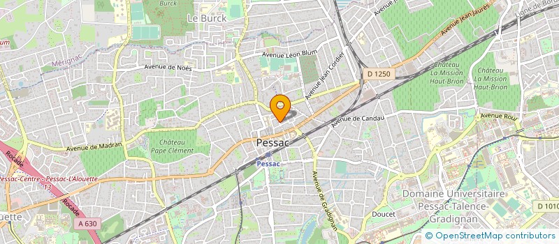 localisation de l'entreprise MONSIEUR FREDERIC MERCIER  PESSAC