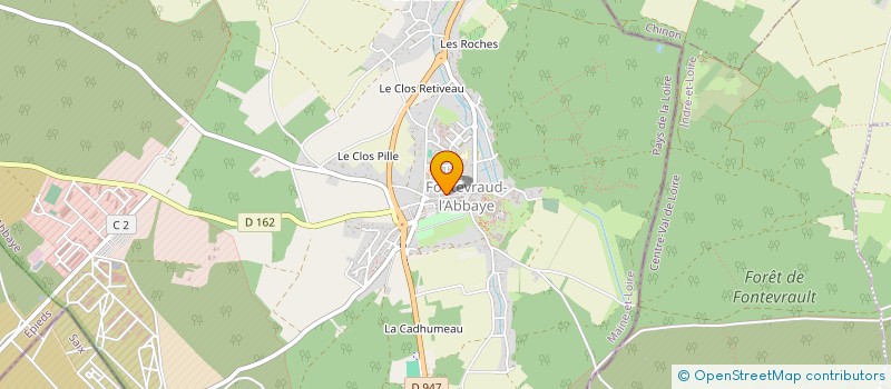 localisation de l'entreprise MONSIEUR FREDERIC MERCIER  L'ILE-BOUCHARD